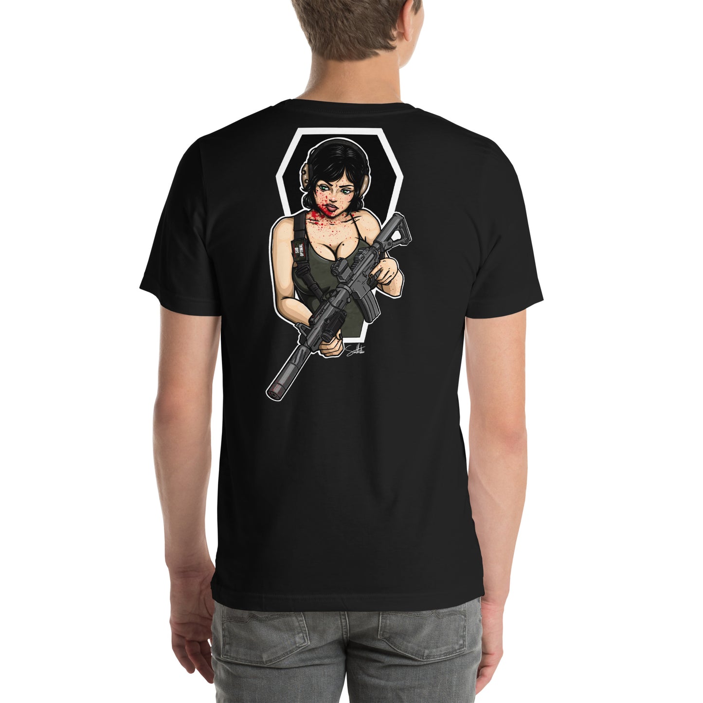 coffin girl Bella-canvas shirt